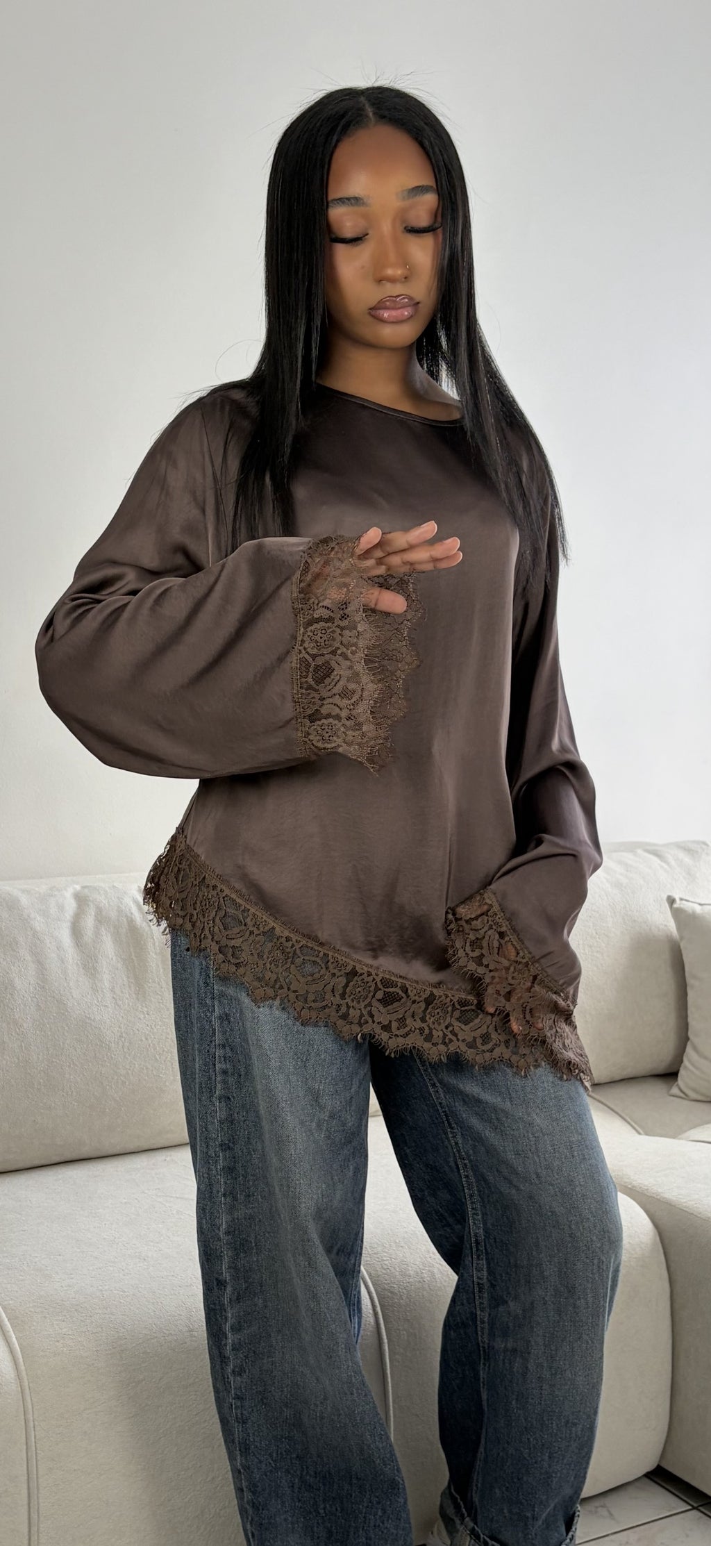 Flared Lace Tunic