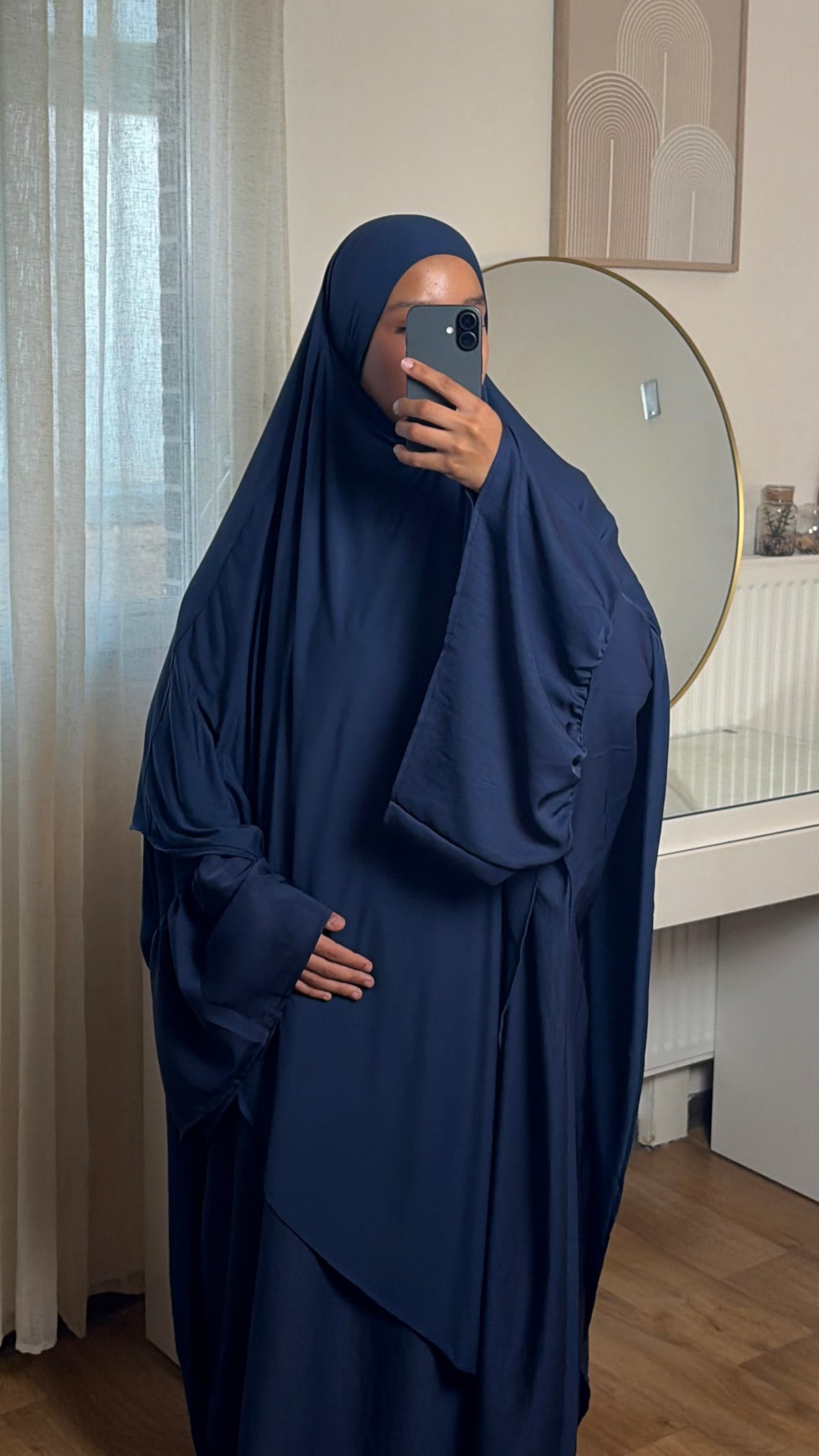 Abaya Allaitement Crêpe