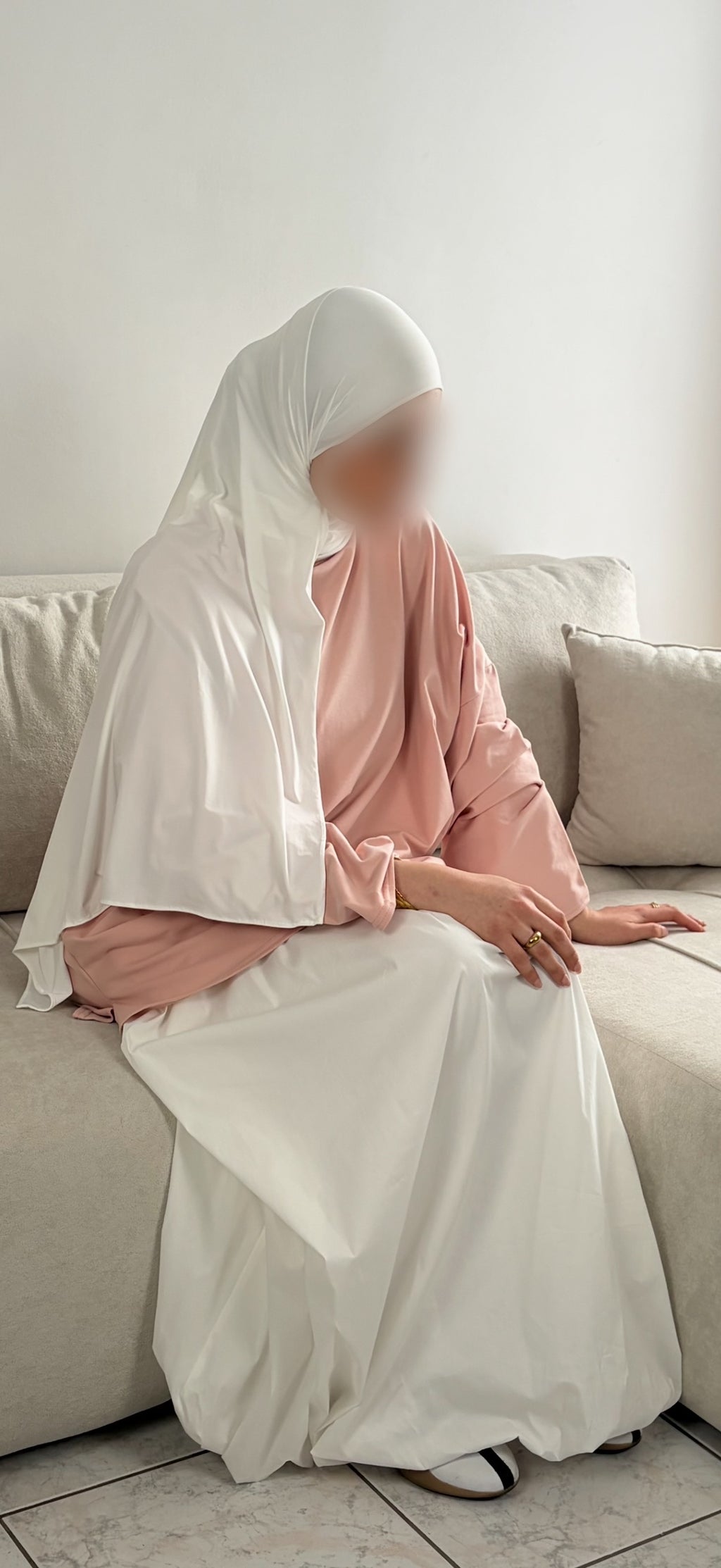T-Shirt Basic Manches Longues – Haut Couvrant Doux & Confortable