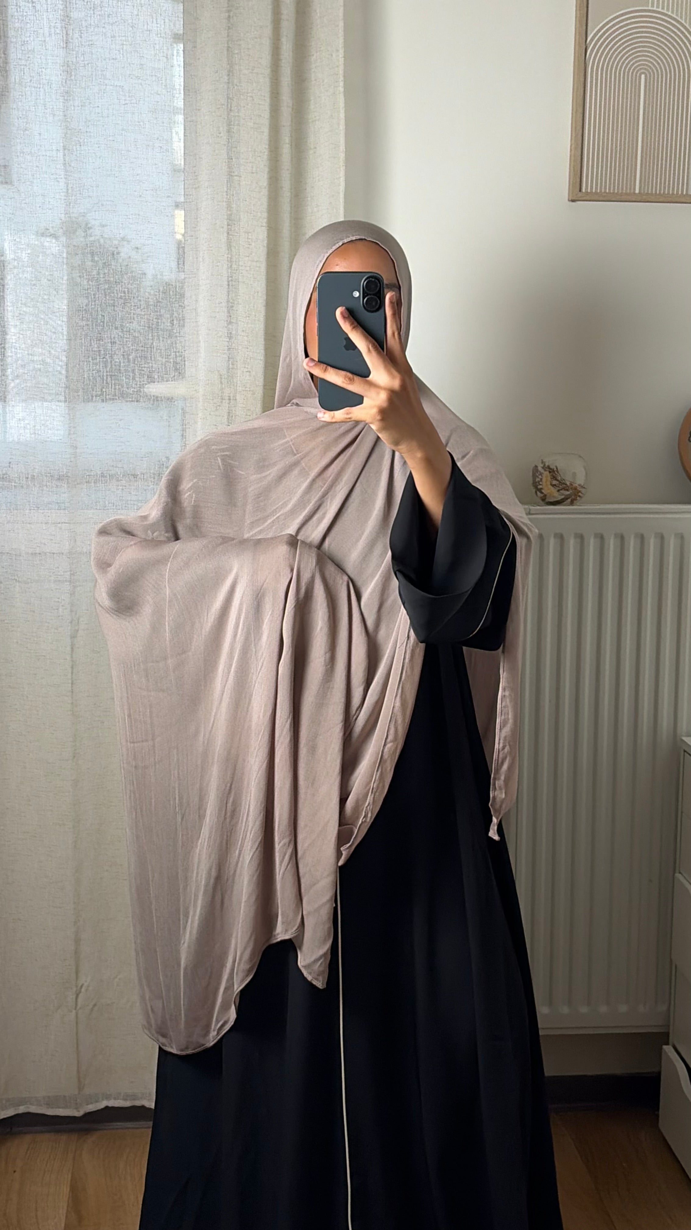 Hijab Modal Coton – Voile Léger Doux & Respirant
