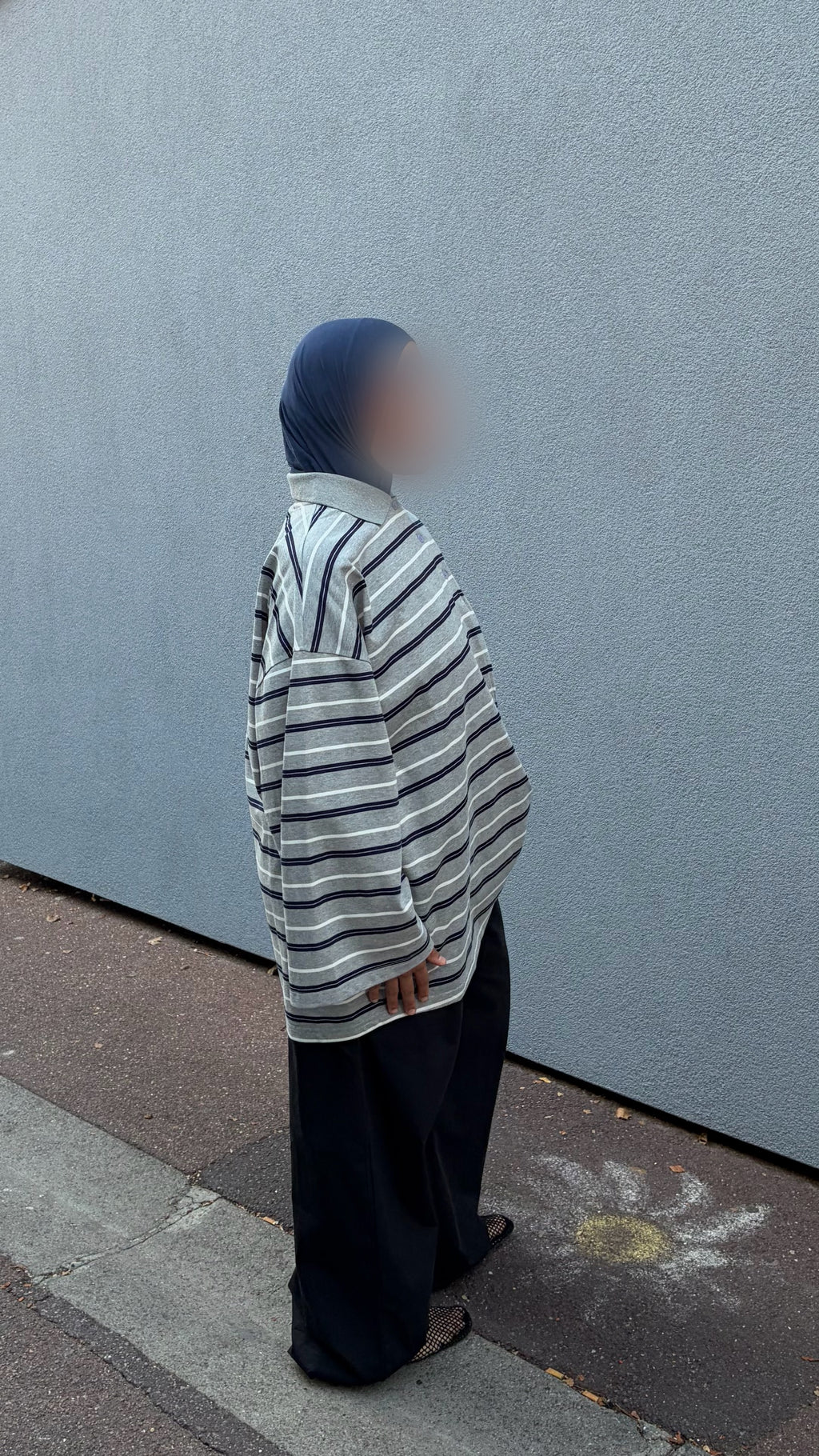 Polo Rayé Oversize