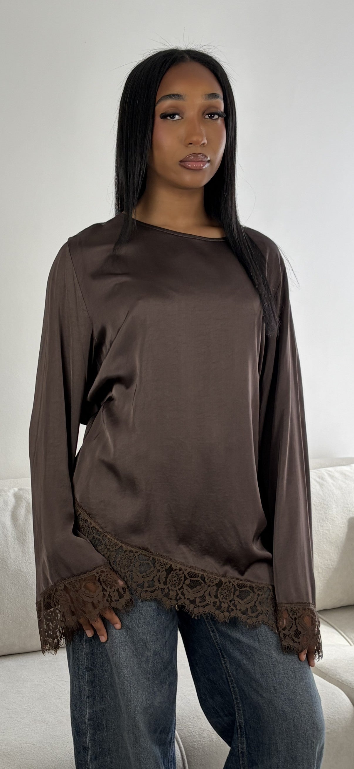 Tunique Dentelle Évasée
