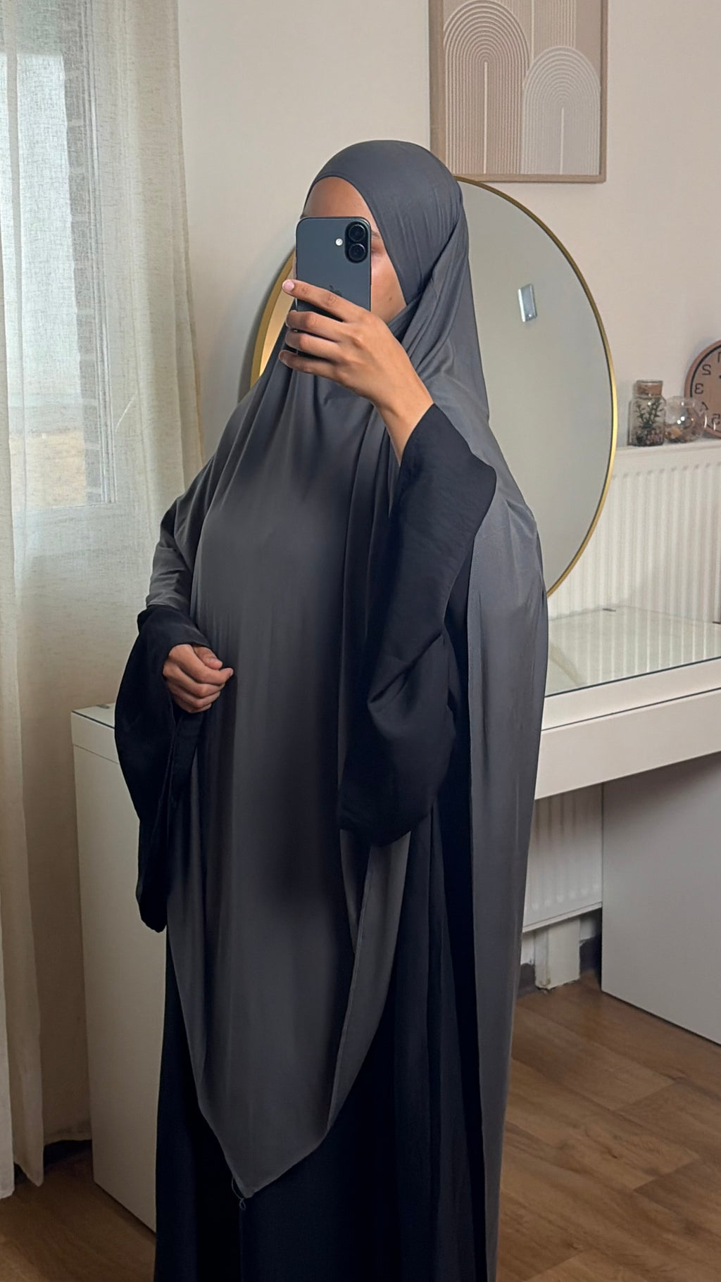 Abaya Allaitement Crêpe