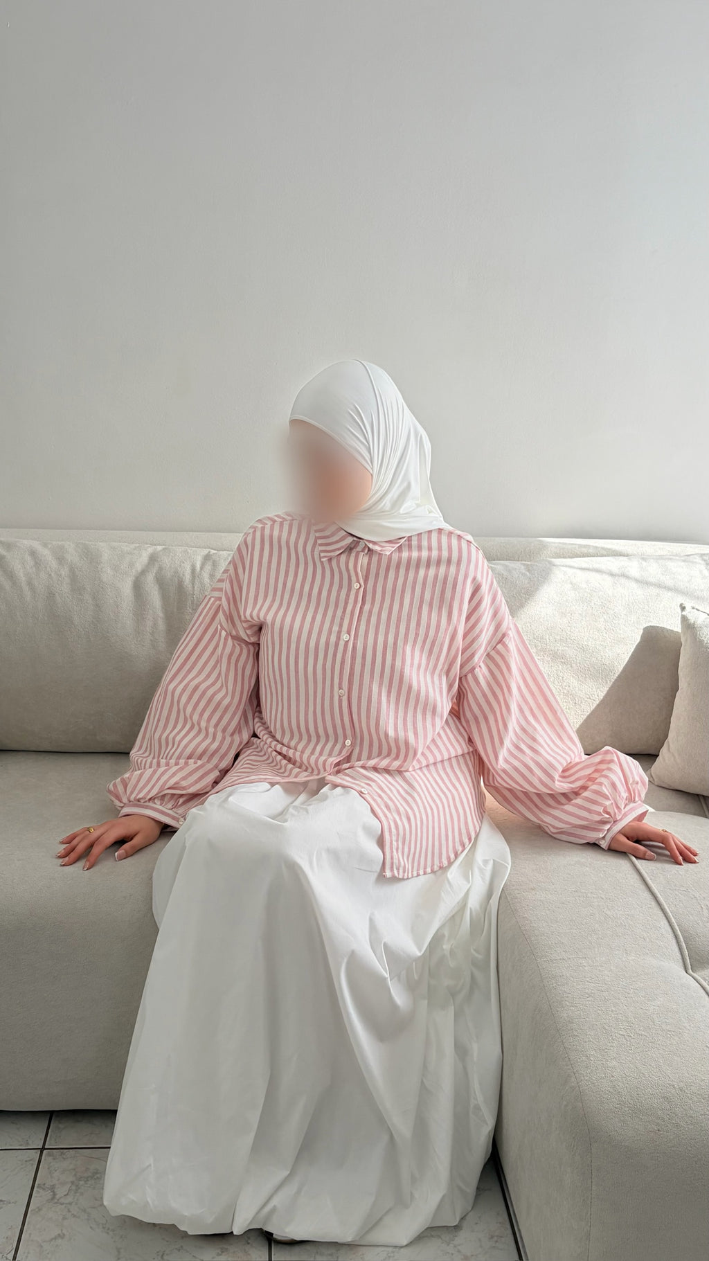 Chemise à Rayures – Haut Rayé Féminin Coupe Oversize