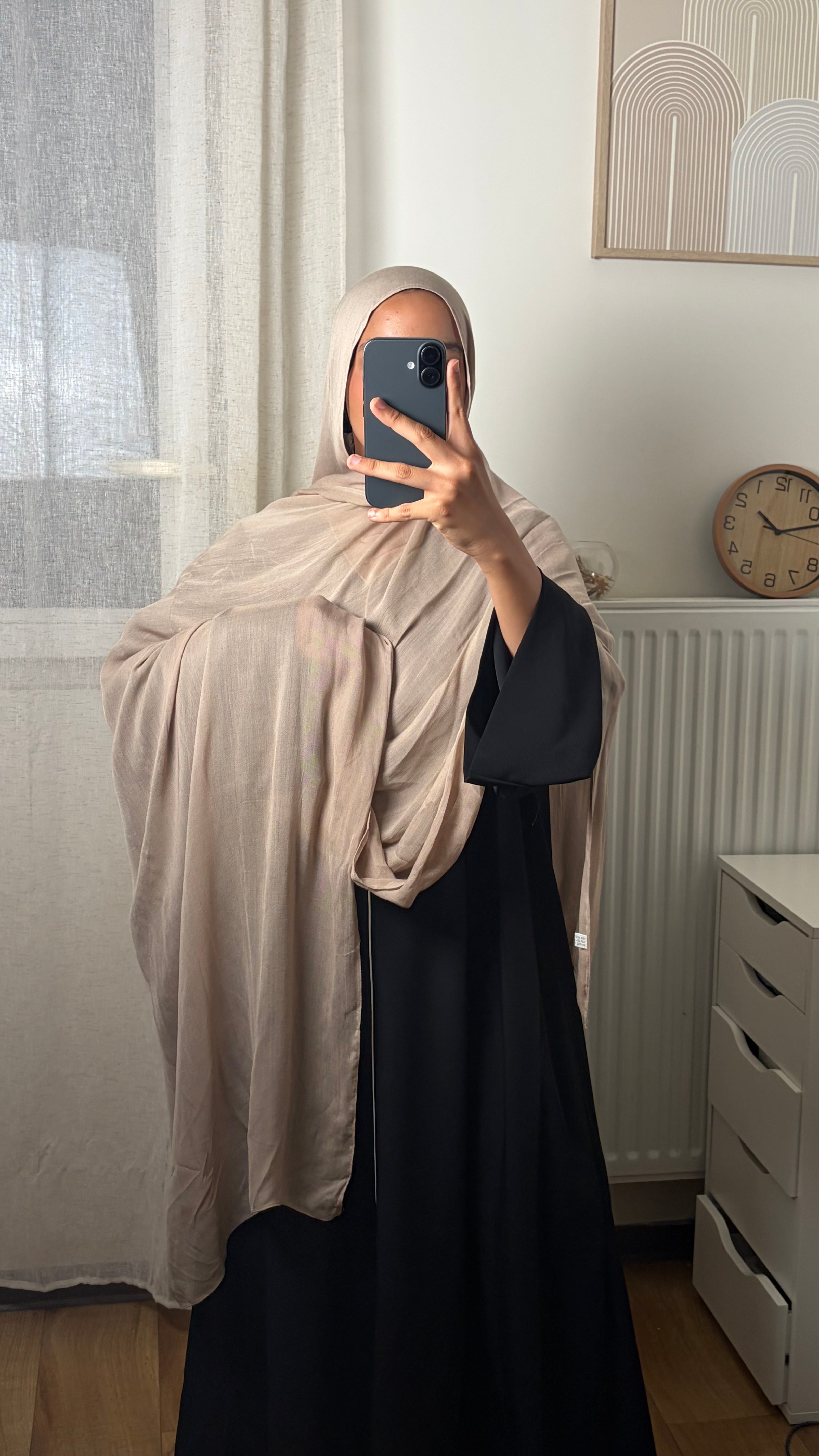 Hijab Modal Coton – Voile Léger Doux & Respirant
