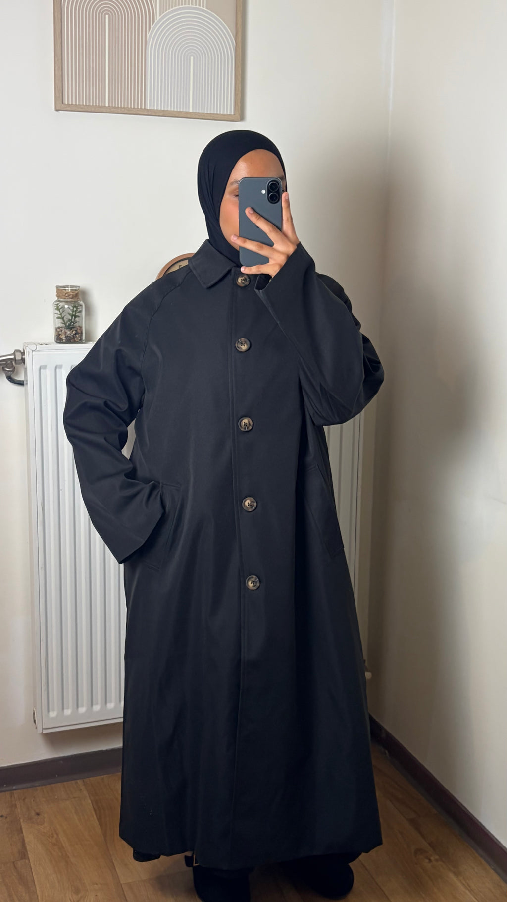 Trench Long Doublure Carreaux