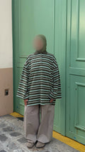 Polo Rayé Oversize