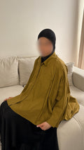 Mid-Length Shirt – Trendy & Modest Oversized Top