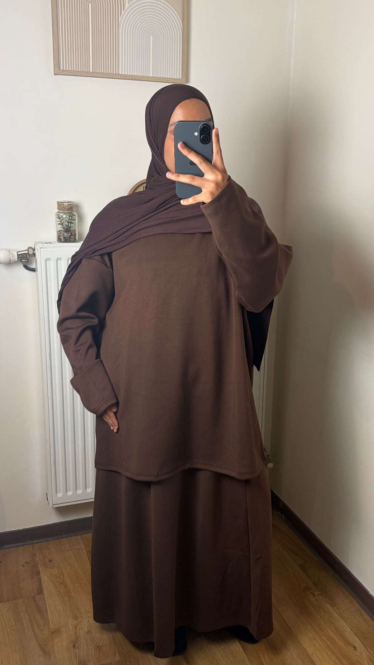 Ensemble haut et jupe longue jogging pour femme, coupe modeste – Yuméa