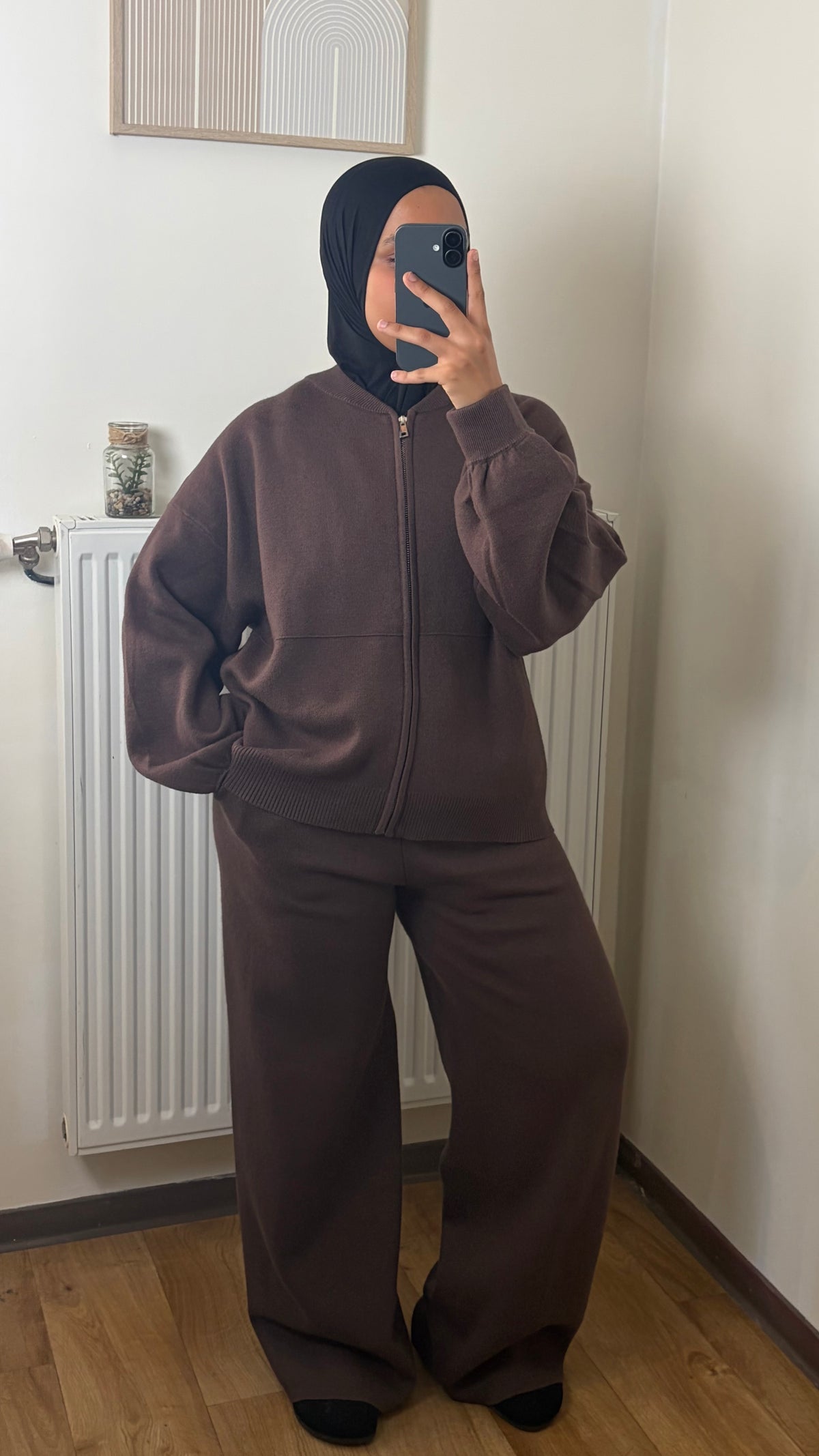 Ensemble maille bomber et pantalon large, total look cosy – Yuméa