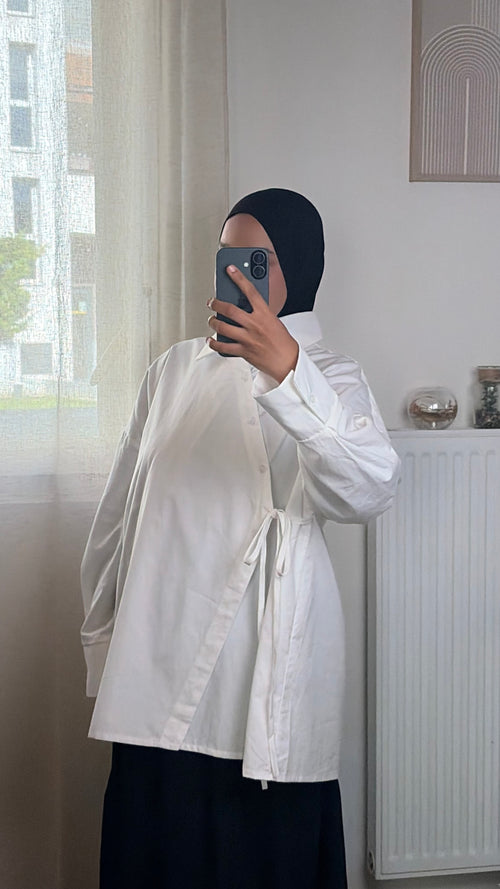 Chemise Cache-Cœur Oversize