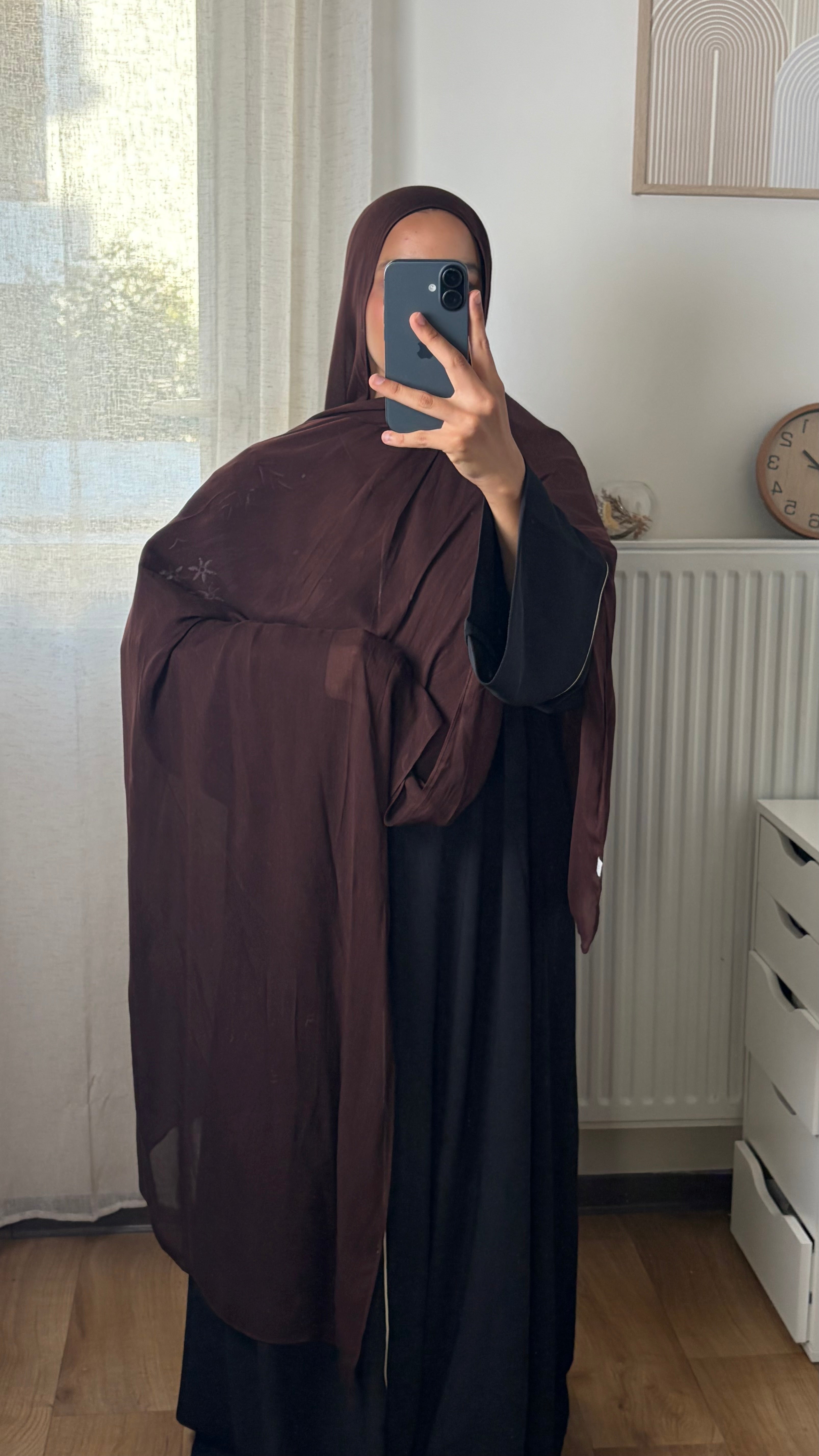 Hijab Modal Coton – Voile Léger Doux & Respirant