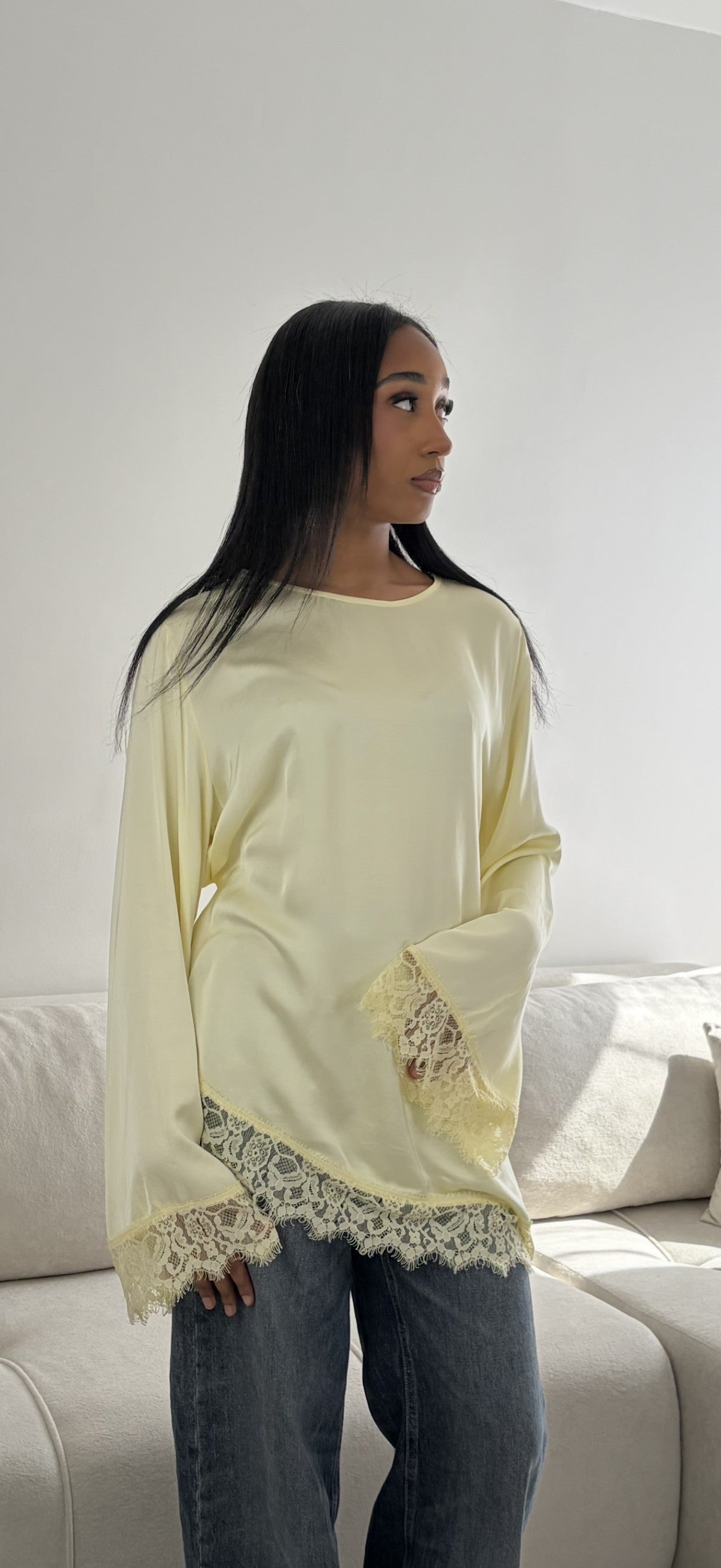 Flared Lace Tunic