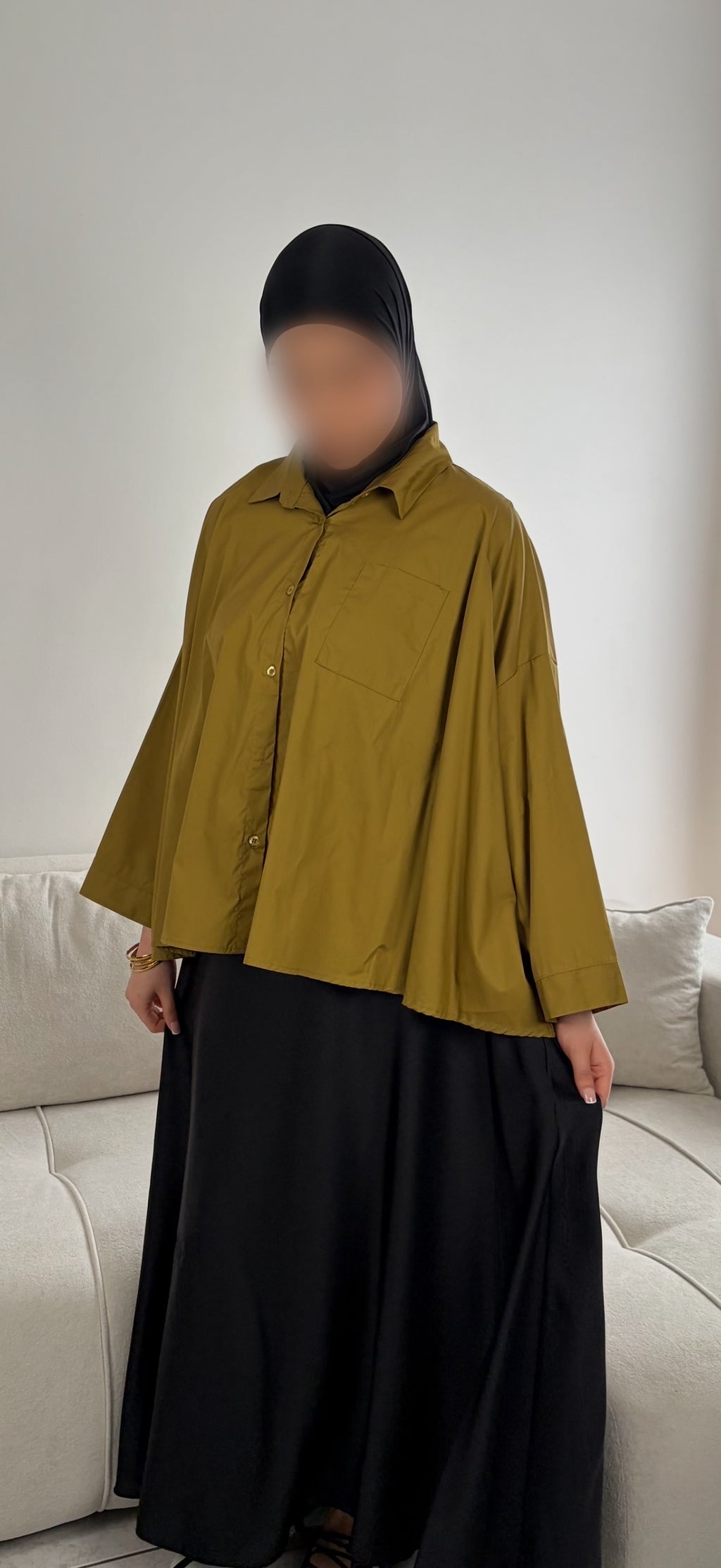 Long Satin Skirt – Elegant & Versatile Shimmer Fabric