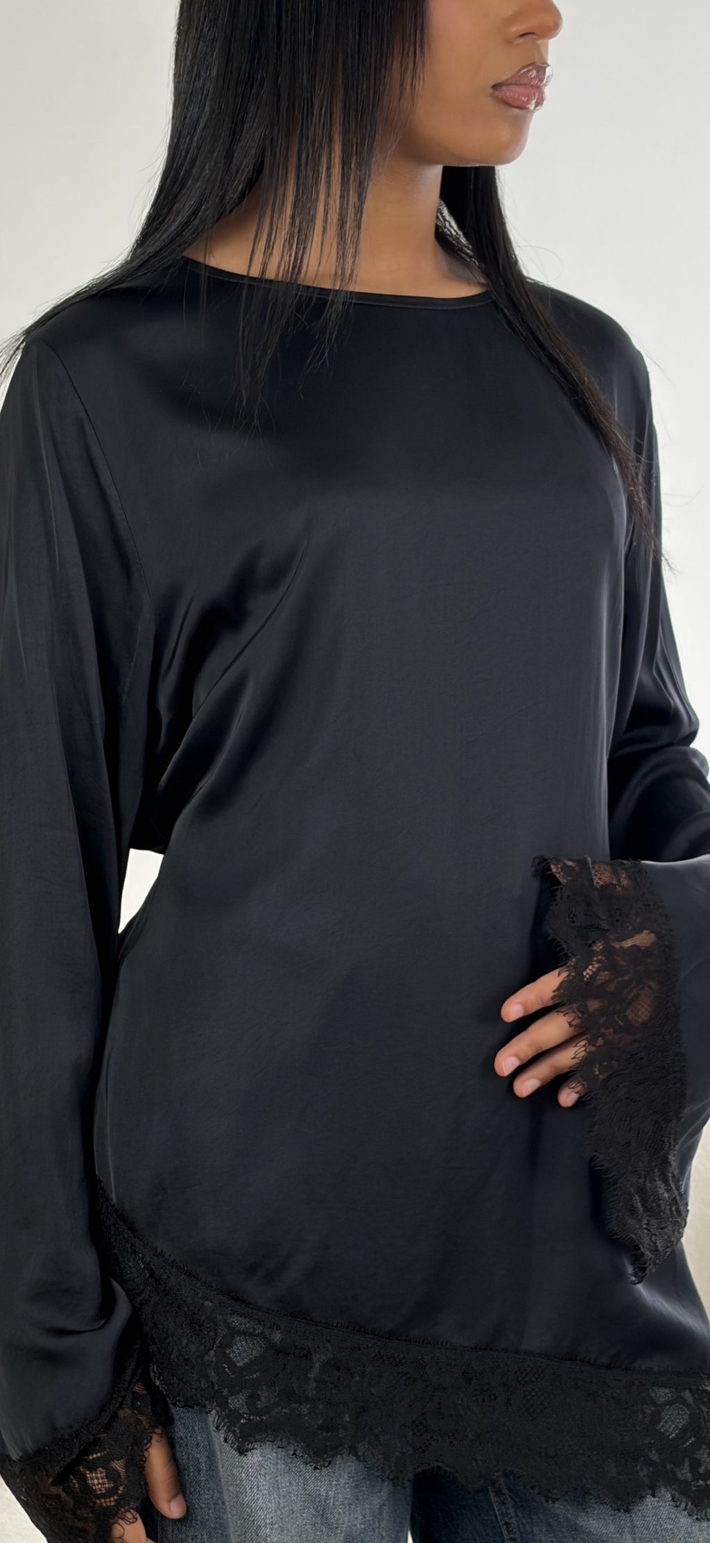 Flared Lace Tunic