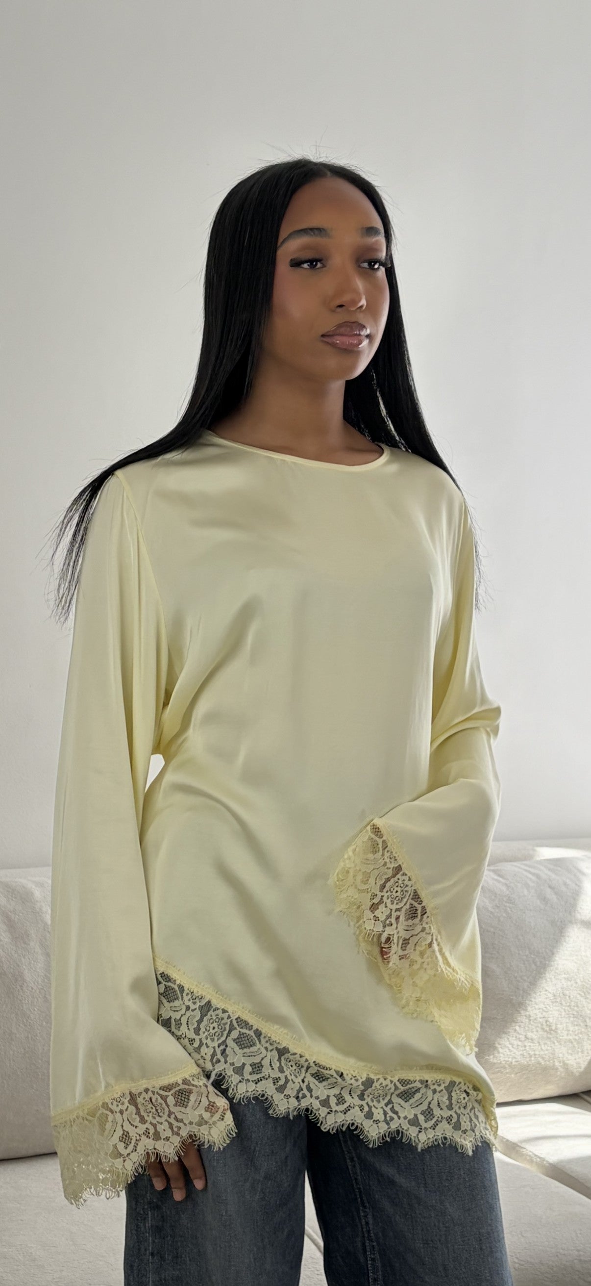 Flared Lace Tunic