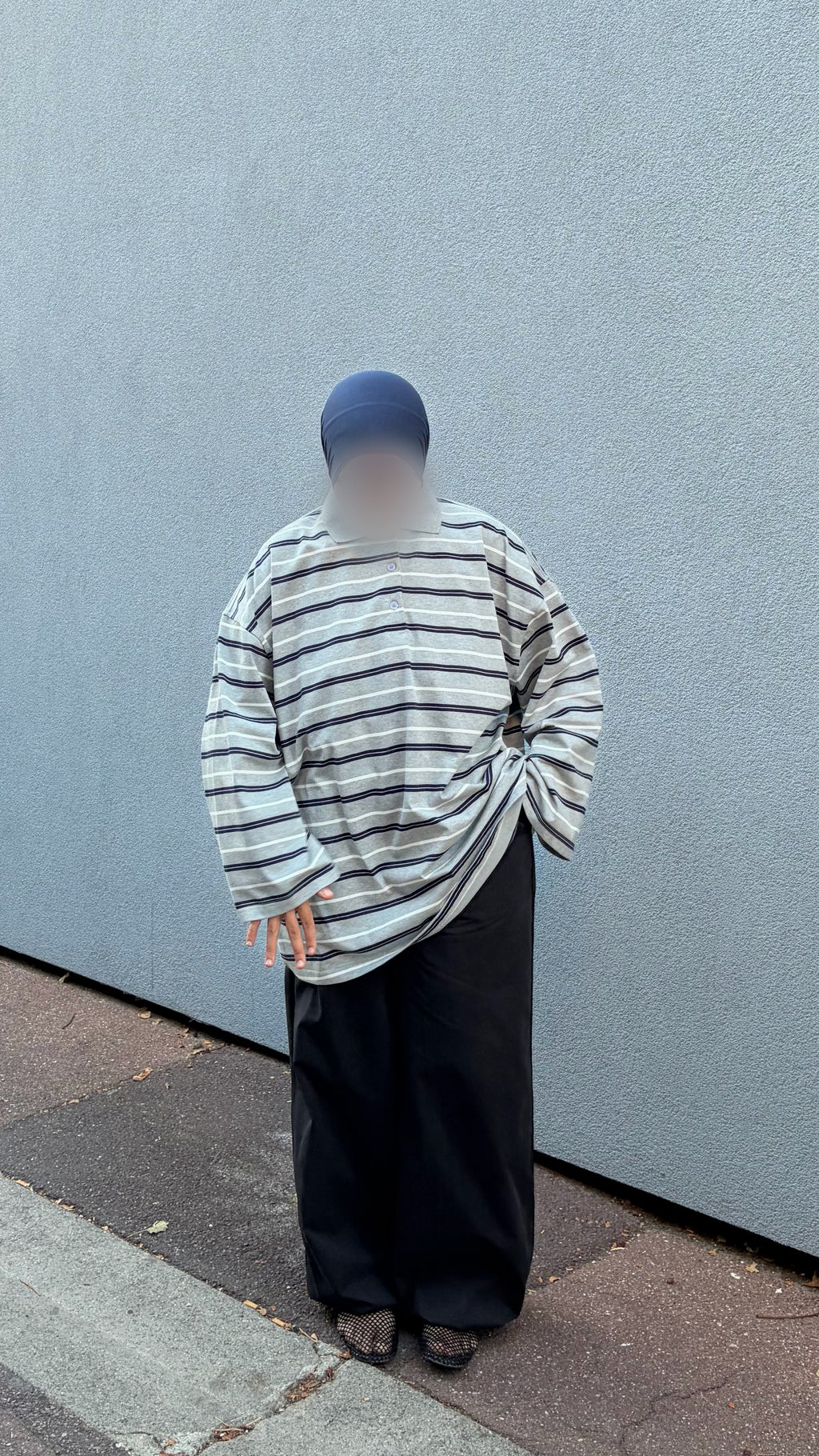 Polo Rayé Oversize