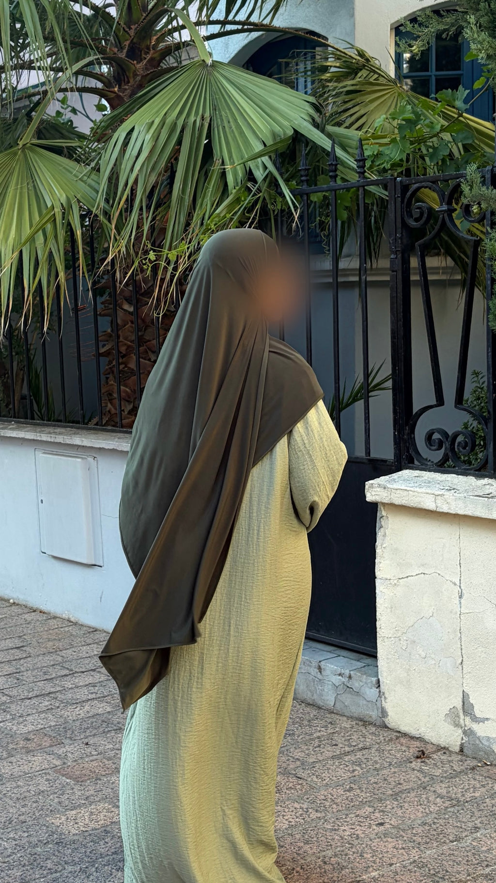 Robe Longue d'Été Fluide – Manches Ajustables, Coupe Modest