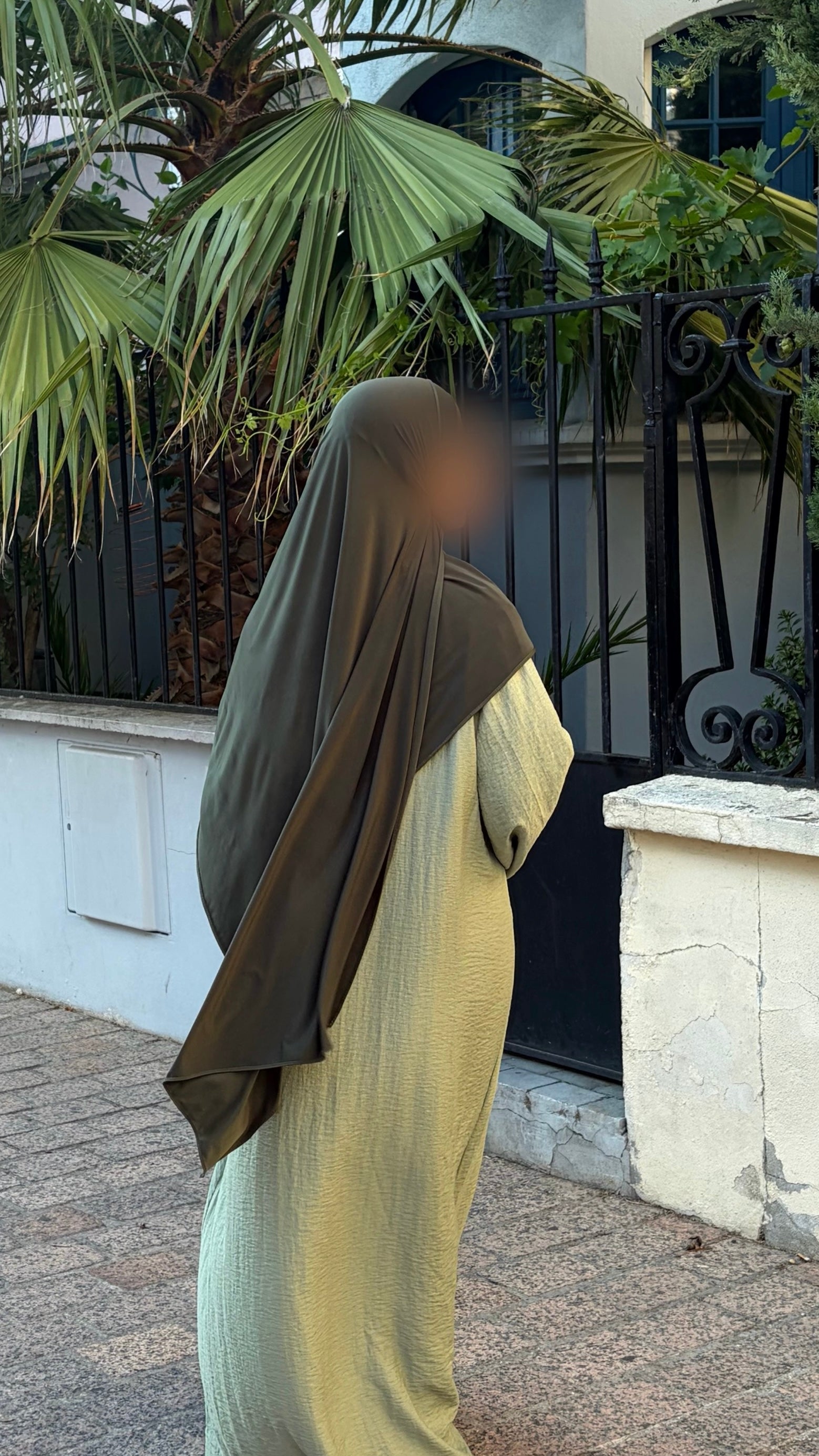 Robe Longue d'Été Fluide – Manches Ajustables, Coupe Modest