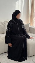 Abaya Florale – Robe Longue Légère à Motifs Floraux Féminins