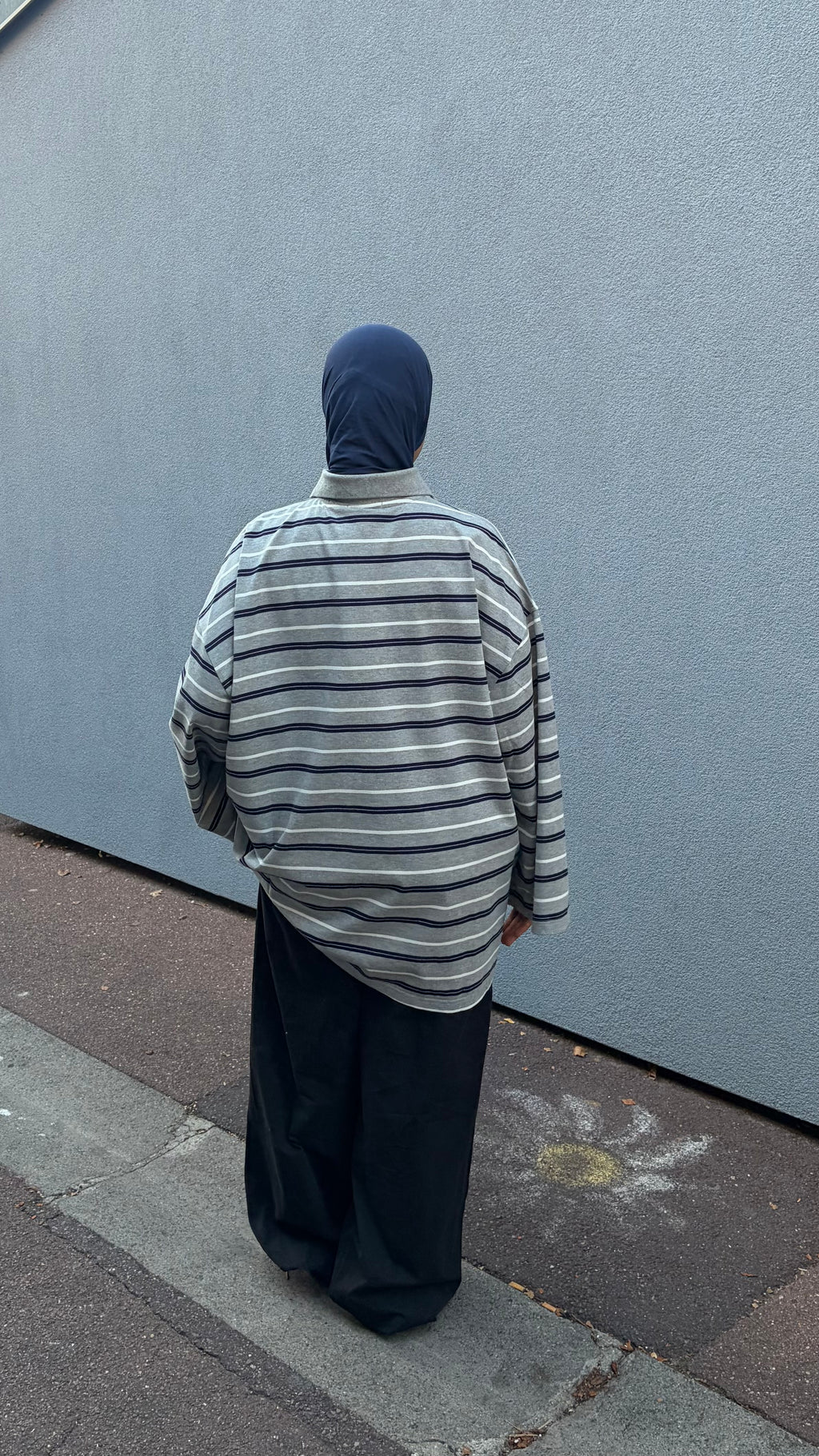 Polo Rayé Oversize