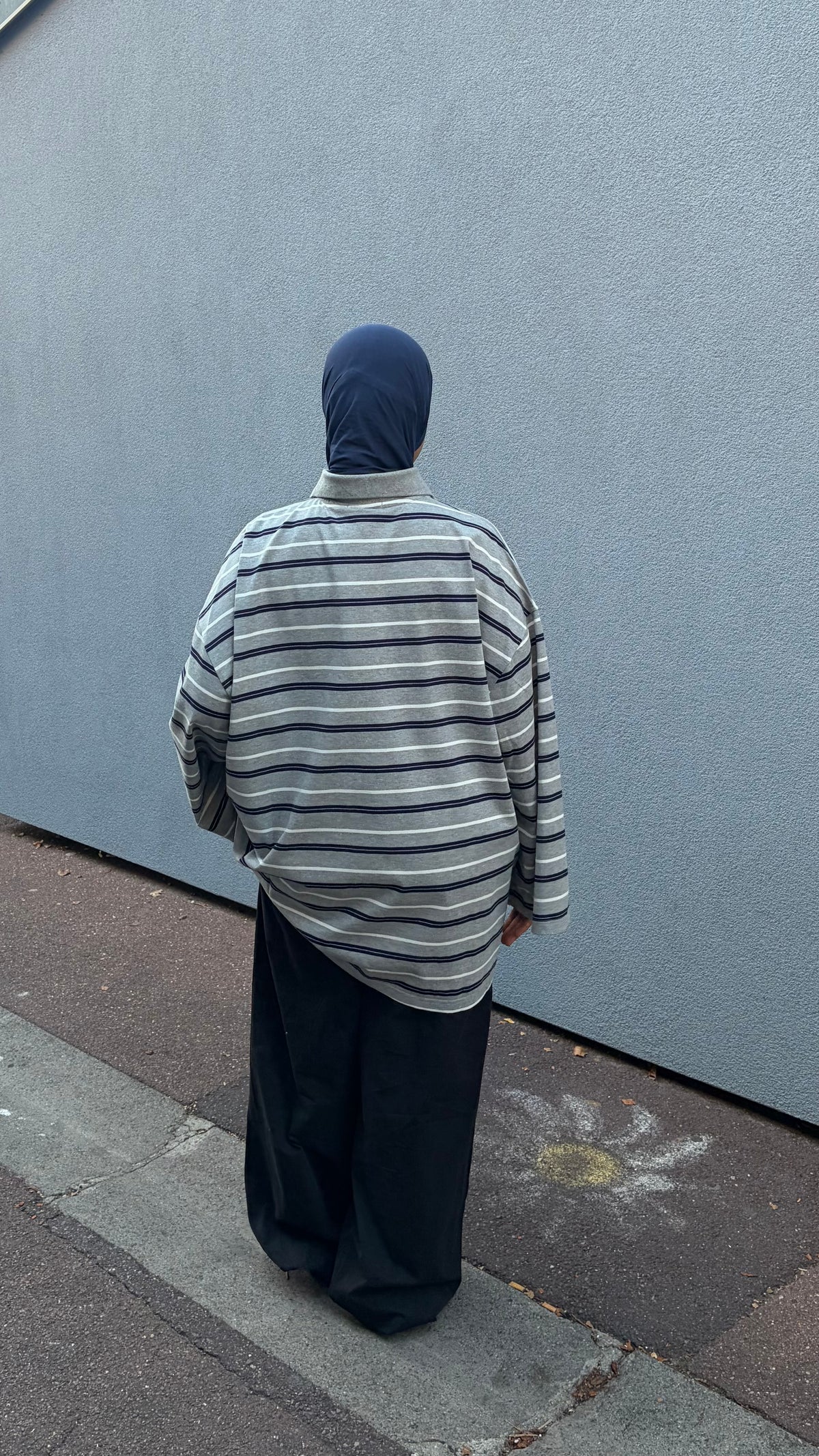 Polo Rayé Oversize