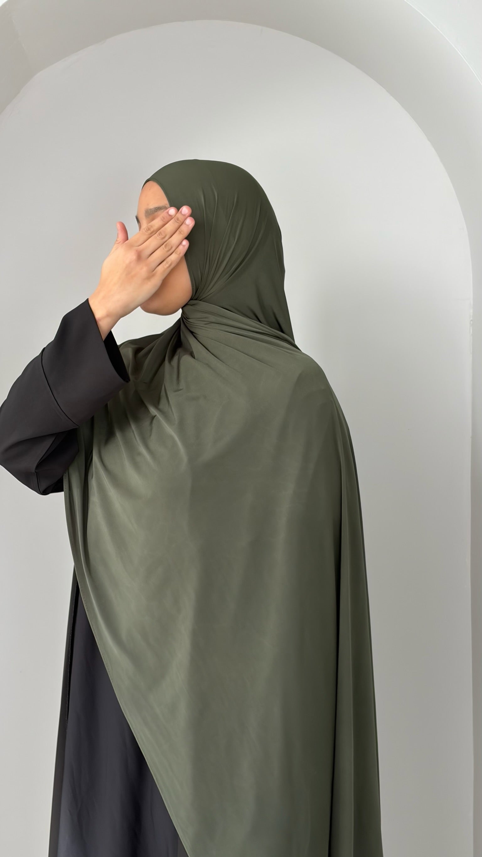 Hijab jersey liquide premium - tombé naturel - Yuméa